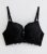 Black DD+ Floral Lace Diamanté Plunge Bra New Look