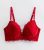 Red DD+ Floral Lace Diamanté Plunge Bra New Look