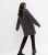 Dark Grey Faux Fur Teddy Long Coat New Look