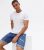 Men’s White Muscle Fit Crew Neck T-Shirt New Look