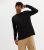 Men’s Black Crew Neck Long Sleeve Oversized T-Shirt New Look