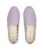 TOMS Lilac Canvas Slip On Espadrilles New Glance