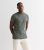 Males’s Khaki Team Neck T-Blouse New Glance