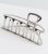 Silver Metal Curved Bulldog Claw Clip New Look