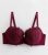 Burgundy DD+ Lace Diamanté Plunge Bra New Look