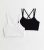 Women 2 Pack of Ribbed Seamless Crop Tops New Glance