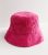 Bright Pink Towelling Bucket Hat New Look