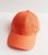 Bright Orange Embroidered Sport Logo Cap New Look