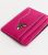 Bright Pink Leather-Look Bee Trail Card Holder New Look