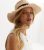 Tan Straw Effect Frayed Fedora New Look