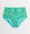 Curves Green Paisley High Waist Bikini Bottoms New Look