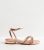 Rose Gold 2 Part Diamanté Strappy Sandals New Look