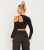 Missy Empire Black One Shoulder Crop Top New Look