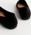 Black Suedette Pointed Ballerina Pumps New Look Vegan