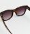 Brown Tortoiseshell Effect Chain Trim Sunglasses New Look