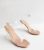 Cream Clear Cross Strap 2 Part Block Heel Sandals New Look