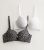 2 Pack Black and White Heart Print Push Up Bras New Look