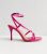 Wide Fit Bright Pink Strappy Stiletto Heel Sandals New Look