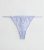 Pale Blue Floral Mesh Lace Thong New Look