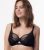 Dorina Black Mesh Curve Non Padded Bra New Look