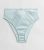 Mint Green Satin Lace High Waist Briefs New Look