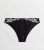 Black Floral Embroidered Diamanté Brazilian Briefs New Look