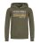 Jack & Jones Junior Khaki Long Sleeve Logo Drawstring Hoodie New Look