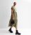 Tall Khaki Frill Sleeve Tiered Midi Smock Dress New Look