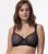 Dorina Curve Black Abstract Mesh Underwired Bra New Look