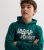 Jack & Jones Junior Teal Brand Jersey Hoodie New Glance