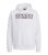 Jack & Jones Junior White Pocket Front Logo Hoodie New Look