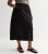 Curves Black Parachute Midaxi Skirt New Look