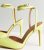 Yellow Strappy Stiletto Heel Court Shoes New Look