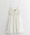 White Crochet Frill Mini Beach Dress New Look