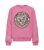 KIDS ONLY Crimson Leopard Print Middle Emblem Sweatshirt New Glance