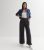 Black Spot High Waist Wide Leg Trousers New Look