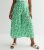 Curves Green Floral Wide Leg Crop Trousers New Look