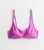 Purple Diamanté Crop Bikini Top New Look