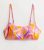 Multicoloured Retro Crop Bikini Top New Look