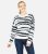 Mela White Zebra Print Fluffy Knit Jumper New Look