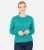 Mela Green Fluffy Knit Crew Neck Jumper New Look