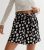 Black Mark Making Crepe Tie Waist Shorts New Look