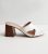 White Block Heel Mule Sandals New Look