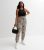 Curves Off White Mixed Animal Print Drawstring Joggers New Look