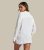 South Beach White Crinkle Beach Shirt New Look