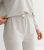 Petite Grey Ribbed Lounge Joggers New Look