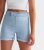 Identify It Light Blue Denim Frill Shorts New Glance