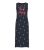 Name It Navy Bon Voyage Logo Maxi Dress New Look