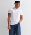 Males’s Ben Sherman White Pocket Emblem Polo Blouse New Glance