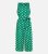 Mela Green Spot Wide Leg Crop Jumpsuit New Look